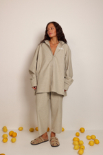 Брюки на резинке из хлопка