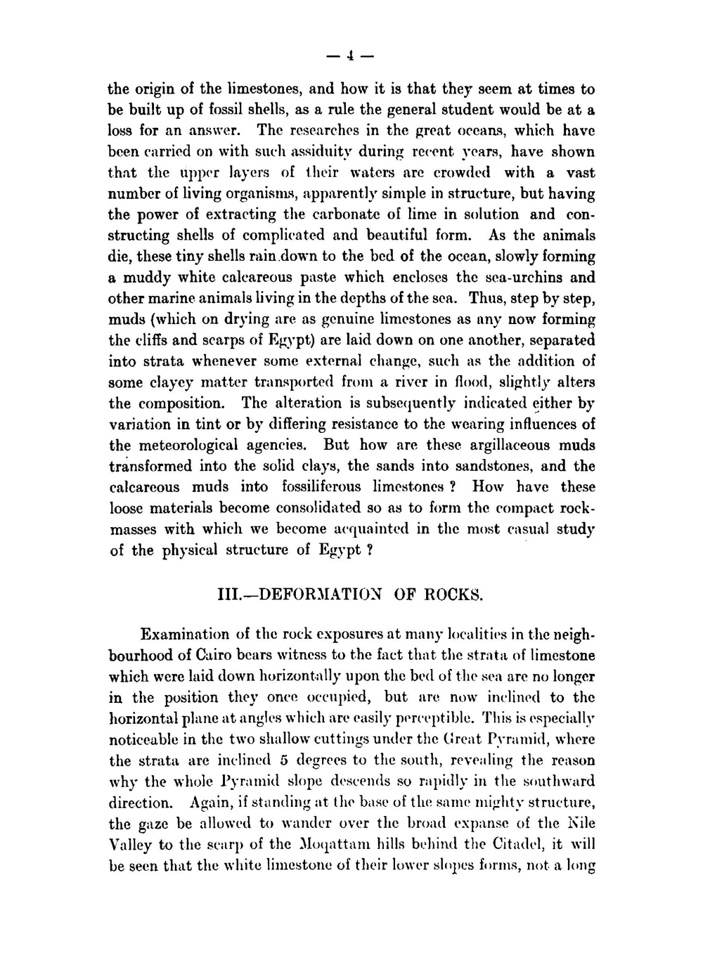 The principles and objects of geology, with special reference to the geology of Egypt | Hume W. F.