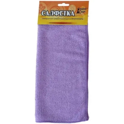 Салфетка универсальная супервпитывающая из микрофибры 30*30 Домашний сундук