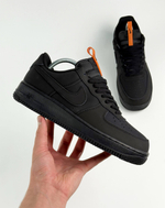 Кроссовки Nike Air Force 1 Low с мехом #B88 (черн.)