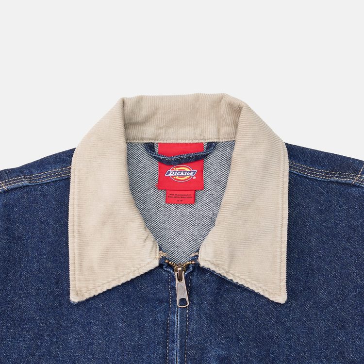 Куртка Dickies Denim Painter Jacket Dark Indigo артикул:DK0A88EG0DD1 - купить в магазине Дайс
