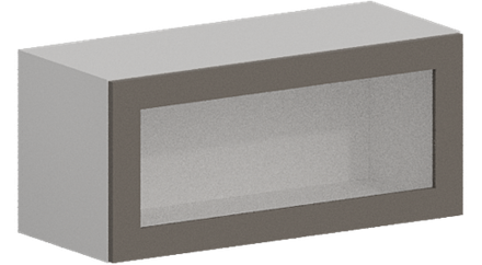 Кухня Модуль ШВГС 800 Белый / Грей Софт