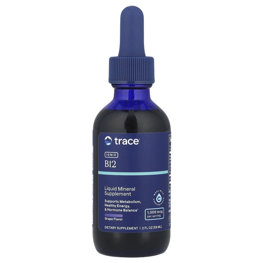 Trace Minerals Liquid Ionic Vitamin B12 1000 mcg , Б12 Метилкобаламин