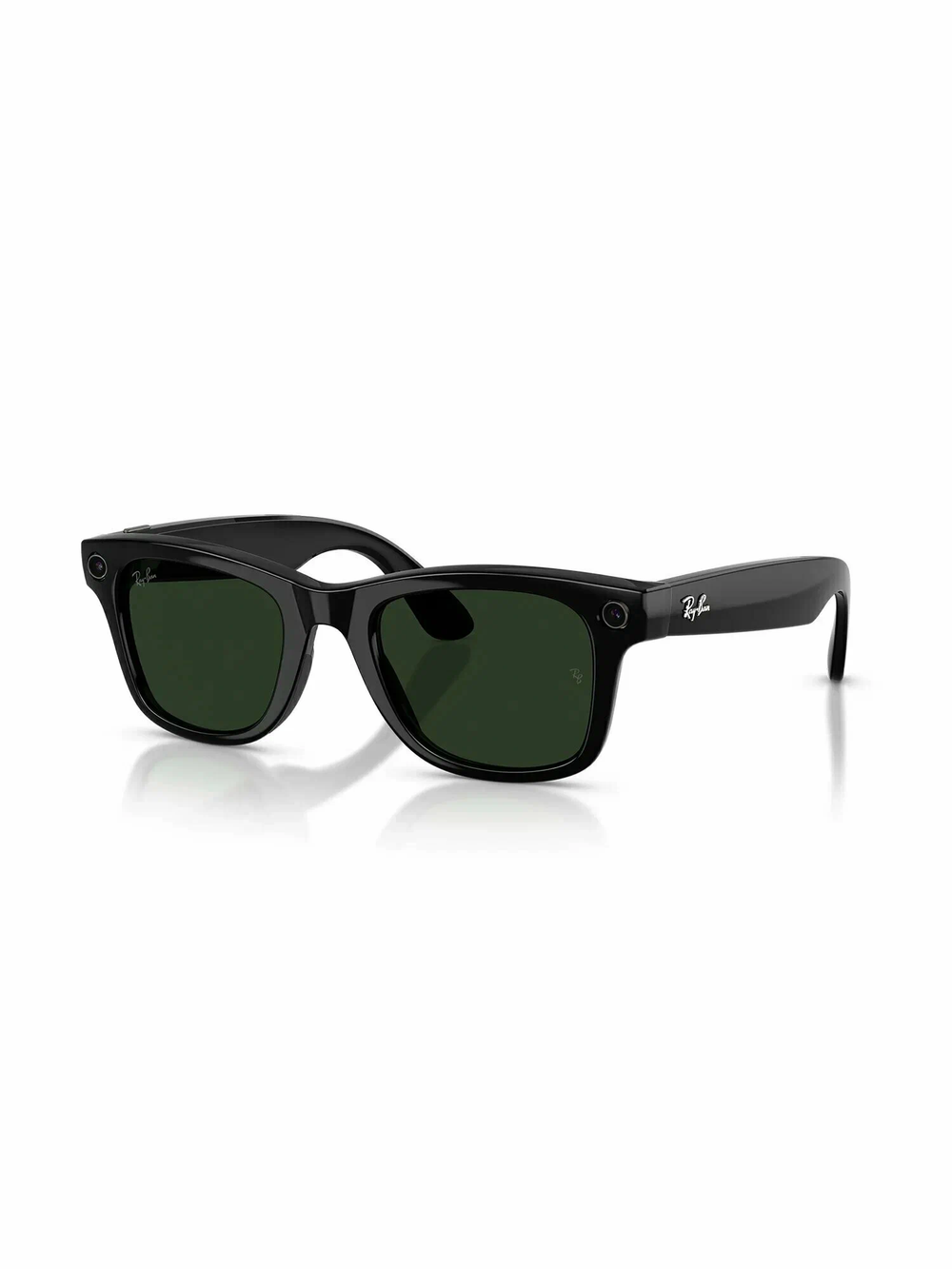 Умные очки Ray-Ban Wayfarer (Gen 2), линзы Transitions Graphite Green (фотохром), оправа Shiny Black, размер 50(M)