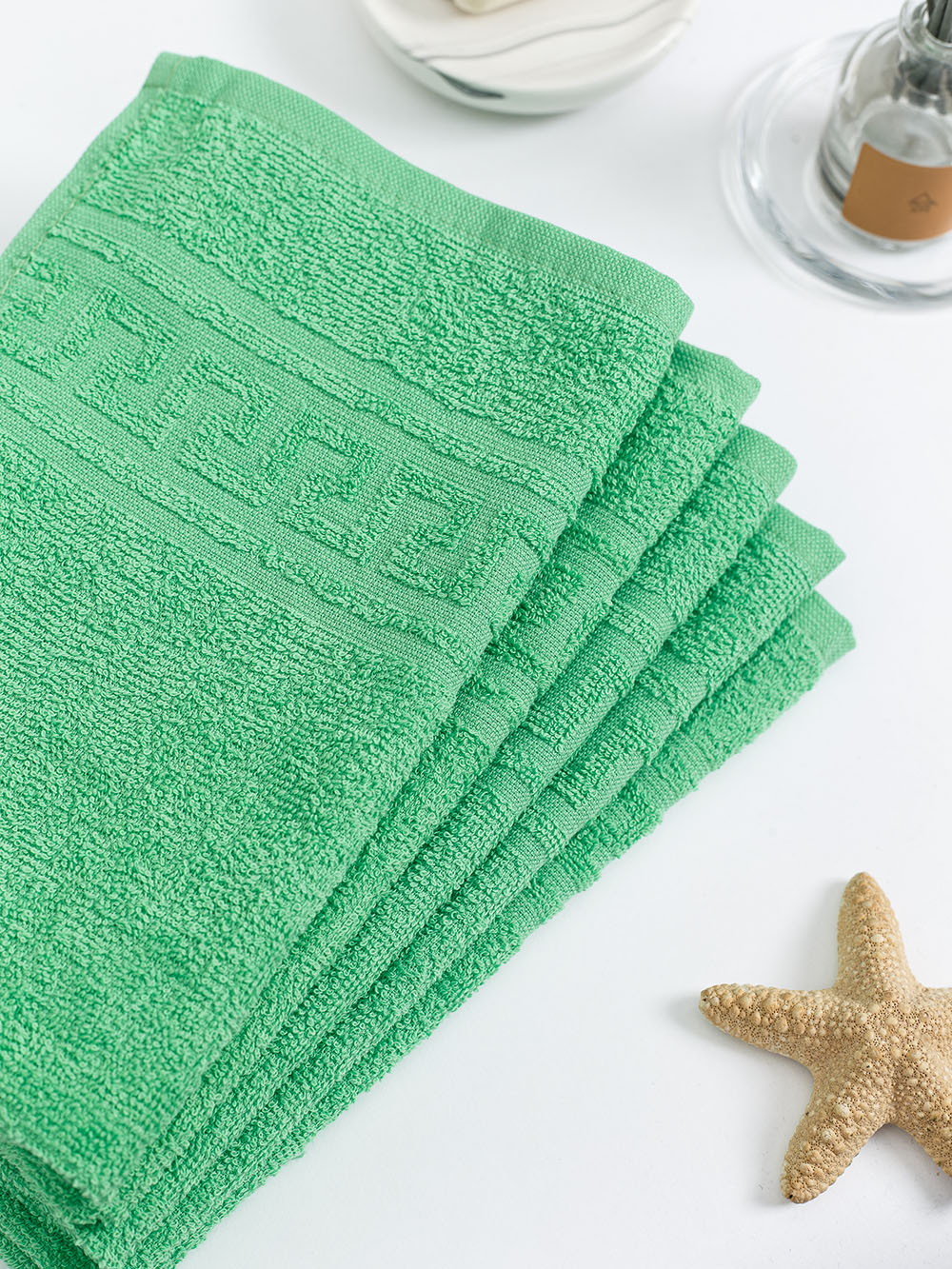 Полотенце махровое, г/к, 30х50, арт. ВТ 30-50Г, 380 гр/м2, цвет: 601-салатовый,