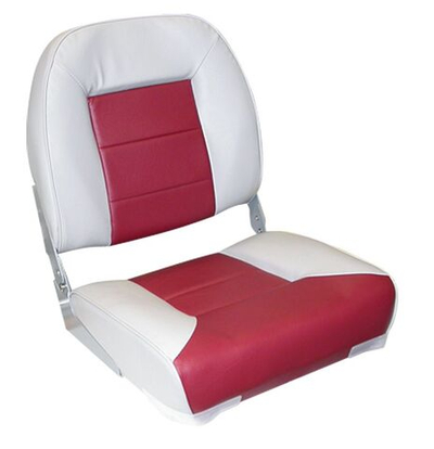 Сиденье "Premium low back", серое с красным (10250455)