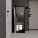 Зеркало MIXLINE "Графика" 600*1500 (ШВ) напольное, алюминиевый профиль ЧЕРНЫЙ