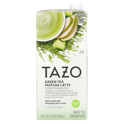 TAZO, Green Tea Matcha Latte, концентрат зеленого чая, 946 мл (32 жидк. унц.)