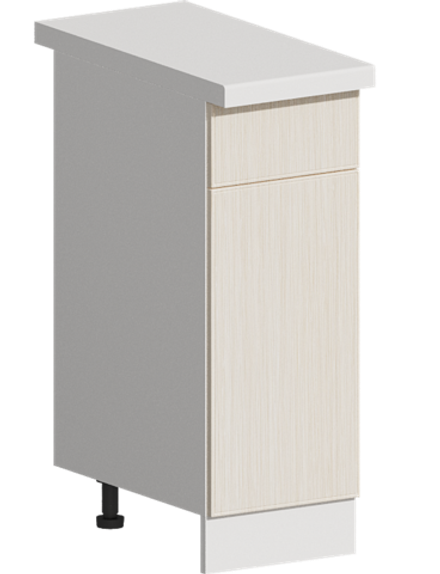 Кухня Модуль ШН1Я 300 Белый / Дуб крафт