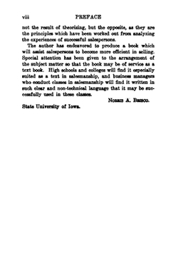 Fundamentals of Salesmanship | Norris Arthur Brisco