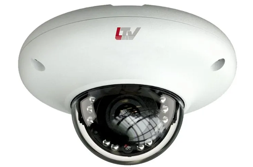 LTV-2CNM50-F28 Видеокамера IP уличная, купольная, 2.8, 5 Мп, ИК 20 м, PoE, microSD