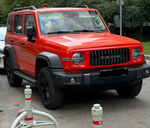 Решётка радиатора Defender GT оранжевая Tank 300
