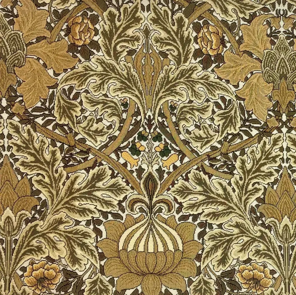 Гобеленовая ткань Долорес охра 175 см