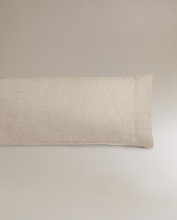 Комплект постельного белья Zara Home, лён 100%, однотонный, 6150/091
