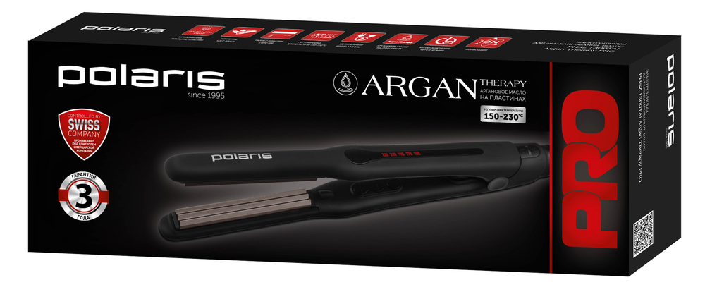 Щипцы POLARIS PHSZ 1309TAi Argan Therapy PRO
