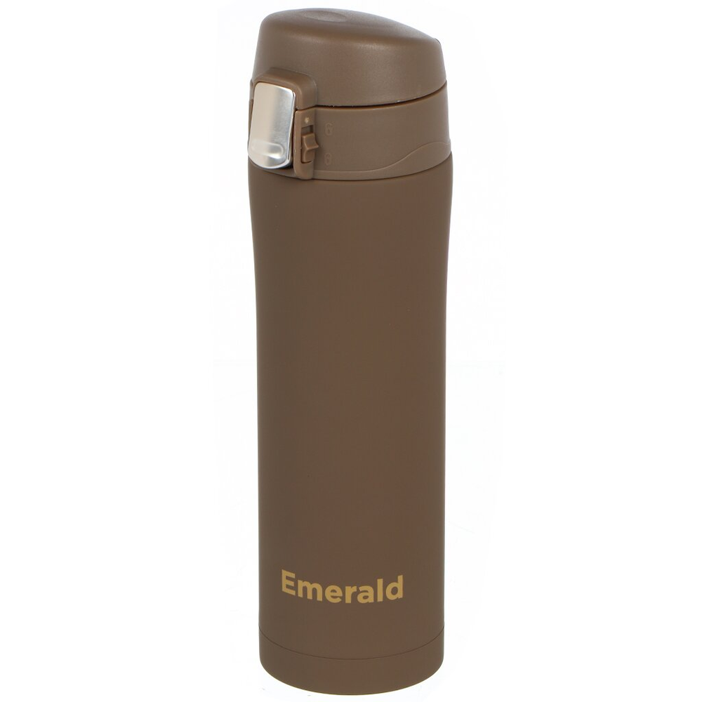 Термос нерж, 0.45 л, Daniks, Emerald, колба нерж, корич, SL-047-7532C-soft