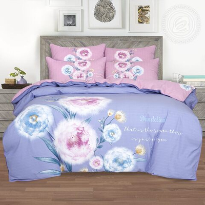 Постельное белье велюр 2,0 спальное с евро Гелия 796 Арт Элегант