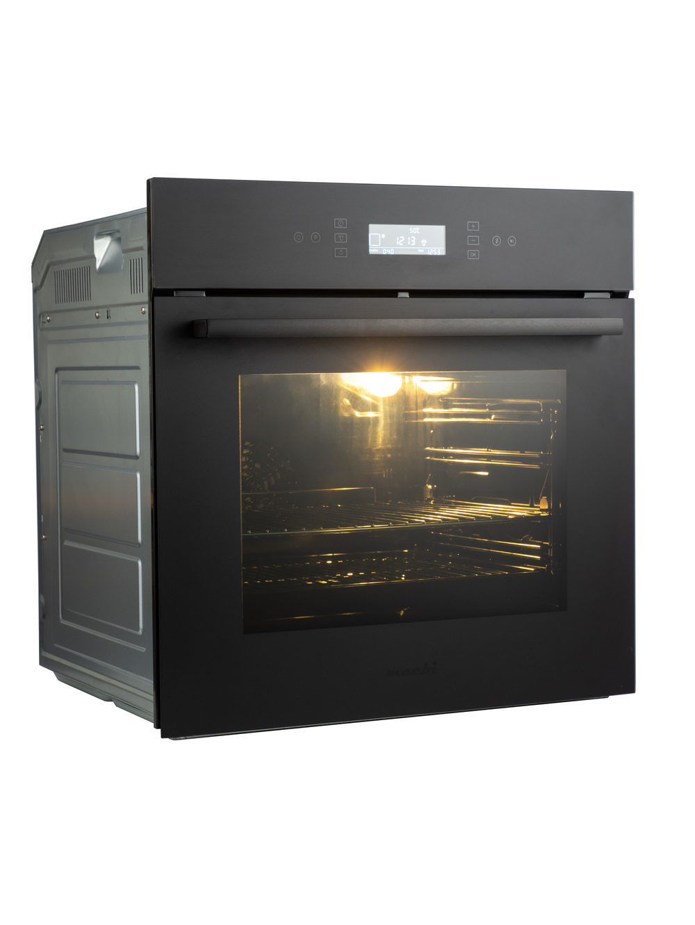 Духовой шкаф электрический встраиваемый MBO 6711W-NMT (BLACK) черный нано- матовое стекло, 70л, 11 режимов, до 250 Со (MACBI)