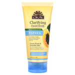 Okay Pure Naturals, Очищающий скраб для лица, натуральный экстракт папайи, 170 г (6 унций)