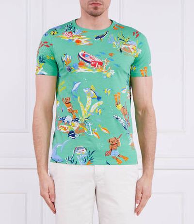 Футболка POLO RALPH LAUREN - зеленый(710900530)