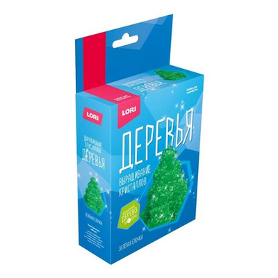 Выращивание кристаллов Деревья "Зеленая елочка" (Lori)