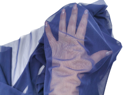 Эластичная сетка, (эффект голого тела), темно-синяя, Lauma, (Арт: ESGP-061)