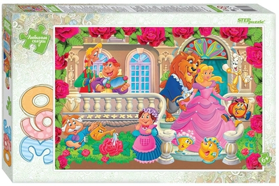 Пазл 360эл. "Красавица и Чудовище" (Степ пазл)