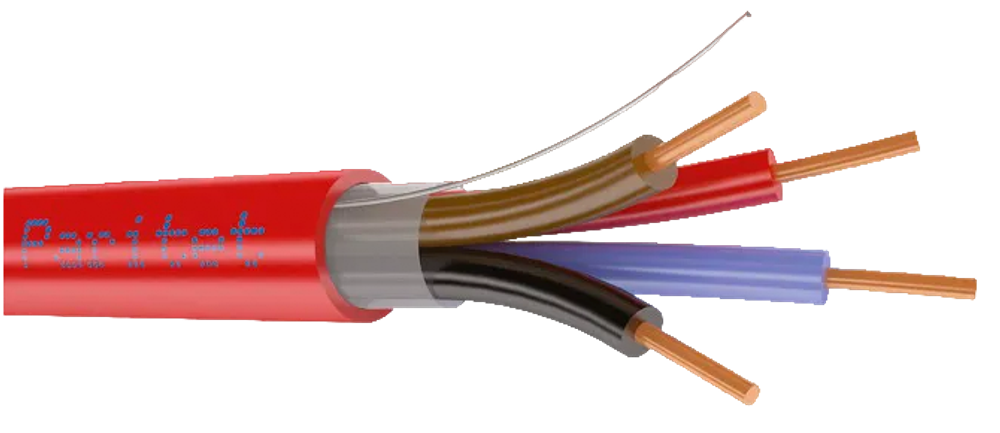 КСРЭВнг(А)-FRLS 4х0,5 мм Кабель экранированный огнестойкий