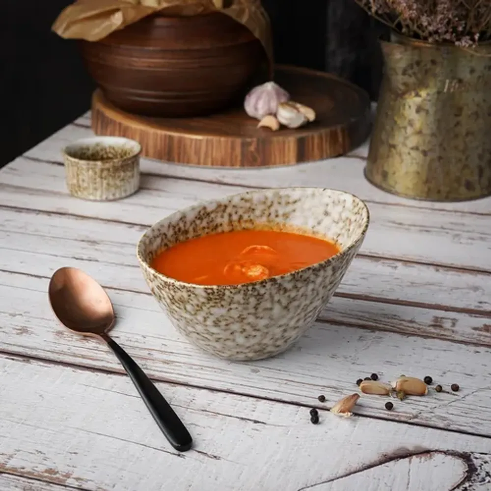 Салатник 500 мл 15*12 см h8,5 см Brown Spider Silk P.L. Proff Cuisine [6]