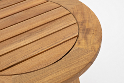 Стол садовый кофейный из акации ROUND