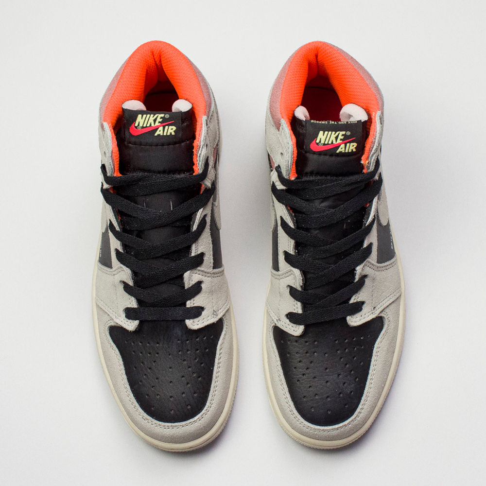 Кроссовки Nike Air Jordan 1 Wmns Neutral Grey/Hyper Crimson
