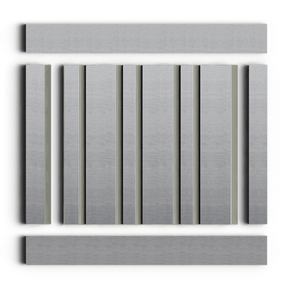 Стеновая панель HiWood декорированная, 270x12 см