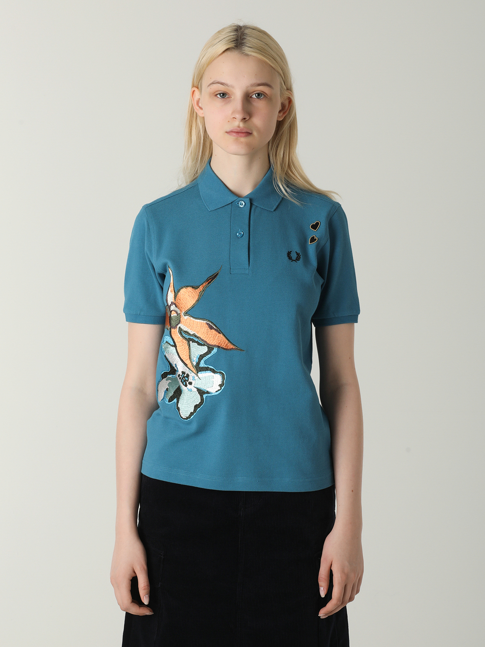 Женская Рубашка-поло Embroidered Fred Perry