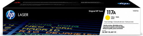 HP 117A Подлинный Желтый 1 шт W2072A