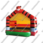 Детский надувной батут "Тигр на прогулке" с крышей 4*4*3,5 м