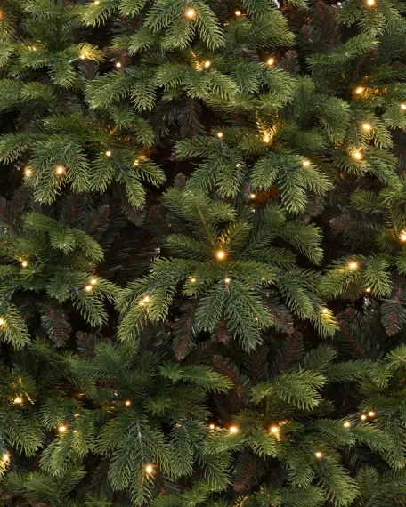 Искусственная елка Богемская 270 см., 1005 теплых белых LED ламп, Литая хвоя+ПВХ, ЕлкиТорг (180270)