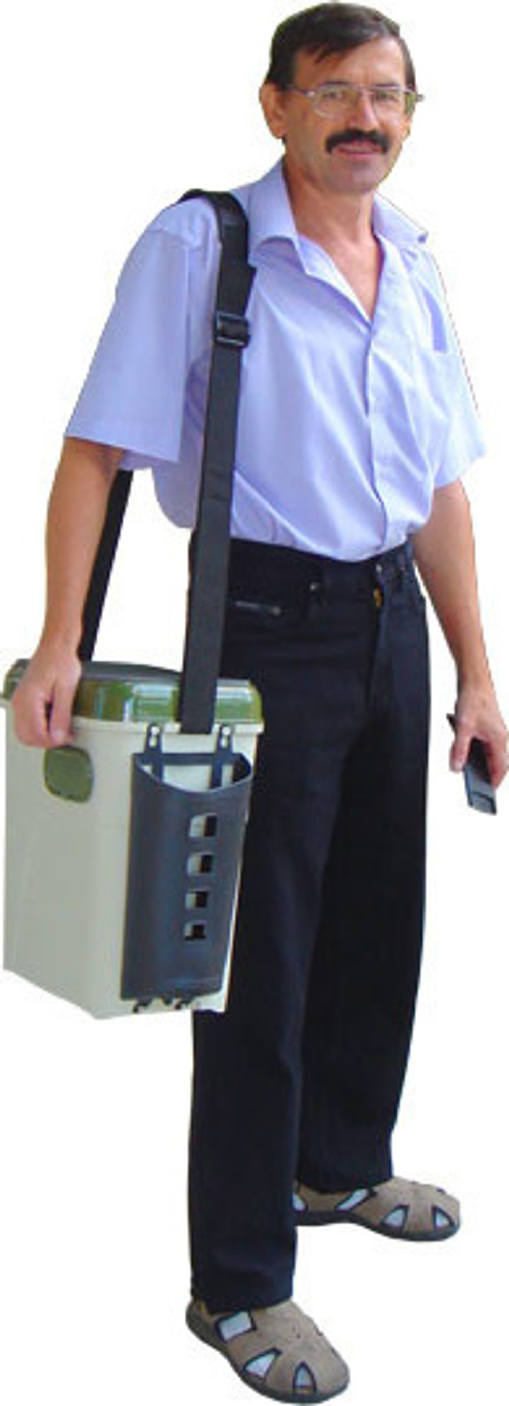 Ящик рыболовный зимний SALMO 2-х ярусный с пластиковыми карманами