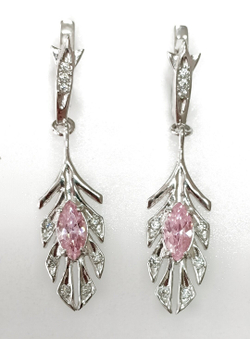 "Эстерелла" - ювелирные серьги из серебра 925-й пробы