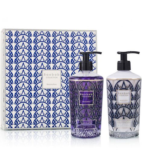 Manhattan, набор лосьон для рук и для тела и моющий гель, Baobab Collection
