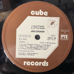 Винтажная виниловая пластинка LP Joe Cocker I Can Stand A Little Rain (Ирландия 1974)