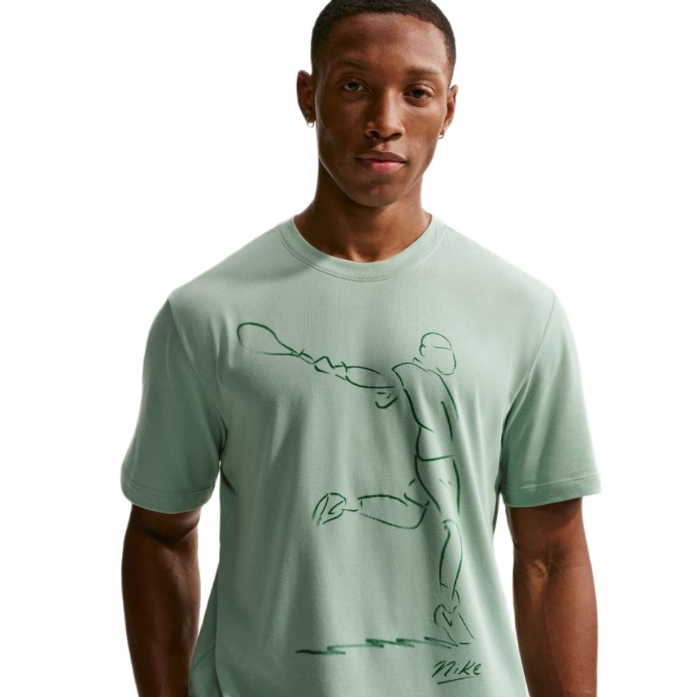 Теннисная футболка Nike Court Paris Slam Dri-Fit Tennis - steam