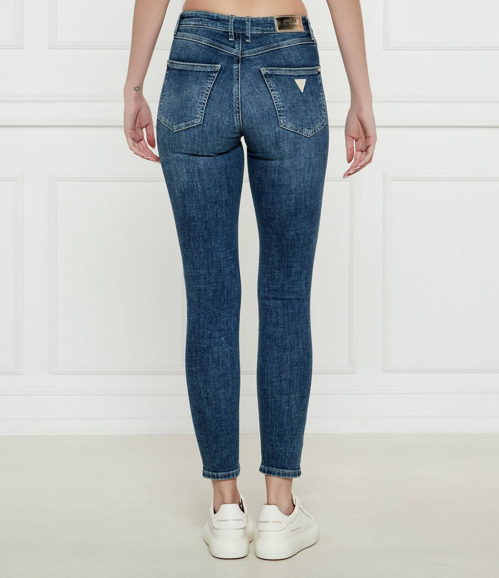 Джинсы 1981 года SKINNY GUESS - голубой(W5RA46 D5L72)