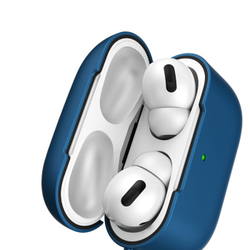 Чехол КАРТОФАН для Apple AirPods Pro (арт. AIRPRO-TPU-PC-MATT-BLUE)