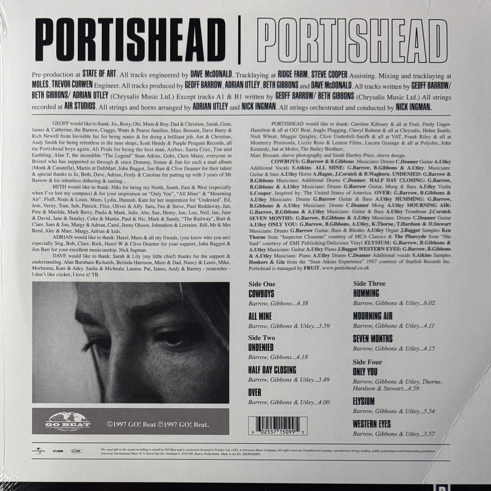 Виниловая пластинка Portishead ‎– Portishead 2LP