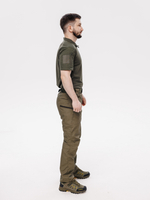 Тактическая боевая рубаха с коротким рукавом / олива