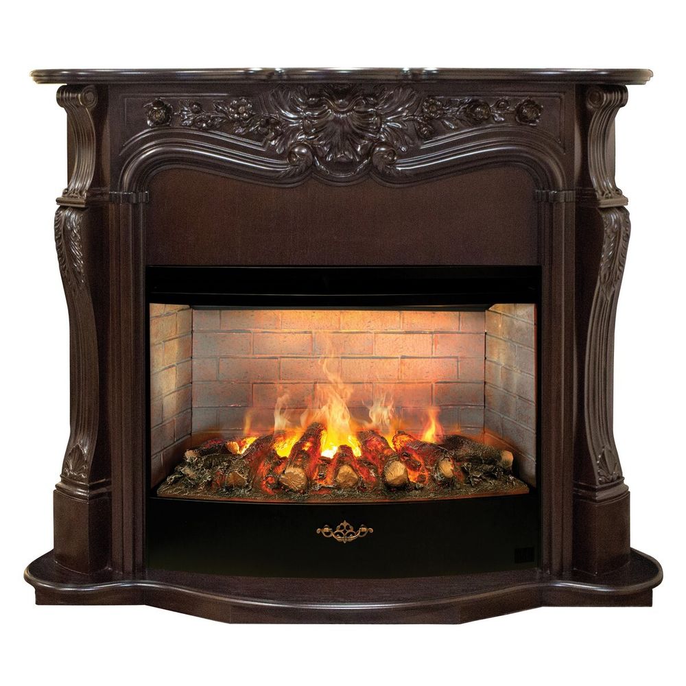 Электрокамин RealFlame Ellada 33 AO античный дуб с очагом 3D Firestar 33