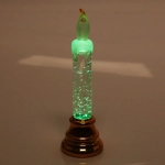 Сувенир с подсветкой «Свеча пламенная» 17*5 см, Золото