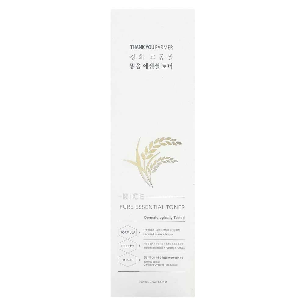 Thank You Farmer, тоник с чистым рисом, 200 мл (7,03 жидк. унции)