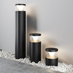 Наземный низкий светильник Maytoni Pyro O496FL-L21B3K