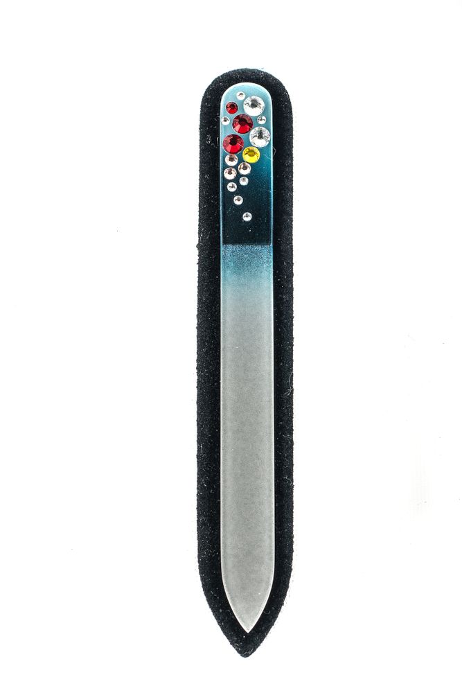 Chili Пилочка для ногтей, хрусталь со стразами, G031, 130мм